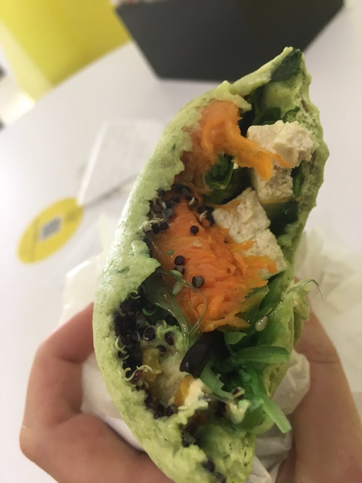 review photo of MIRA cafe Vegan Wrap shared by @baliveganguide on 01 Jun 2019 - review
