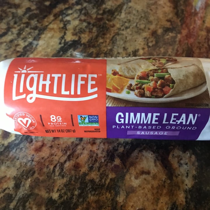 photo of Lightlife Gimme Lean Sausage shared by @tonyarothe on  30 Apr 2020 - review