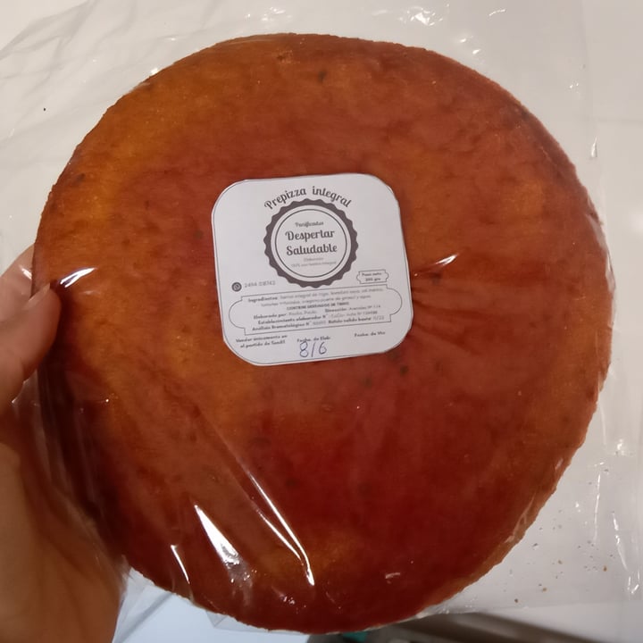 review photo of Panificados Despertar Saludable Pre pizza integral shared by @amorvegetal on 17 Jun 2022 - review