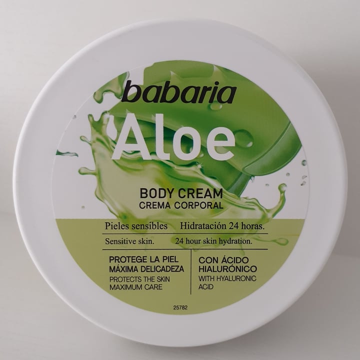 photo of Babaria Bio  Crema Corporal Aloe shared by @mathiasayala on  03 Jun 2021 - review