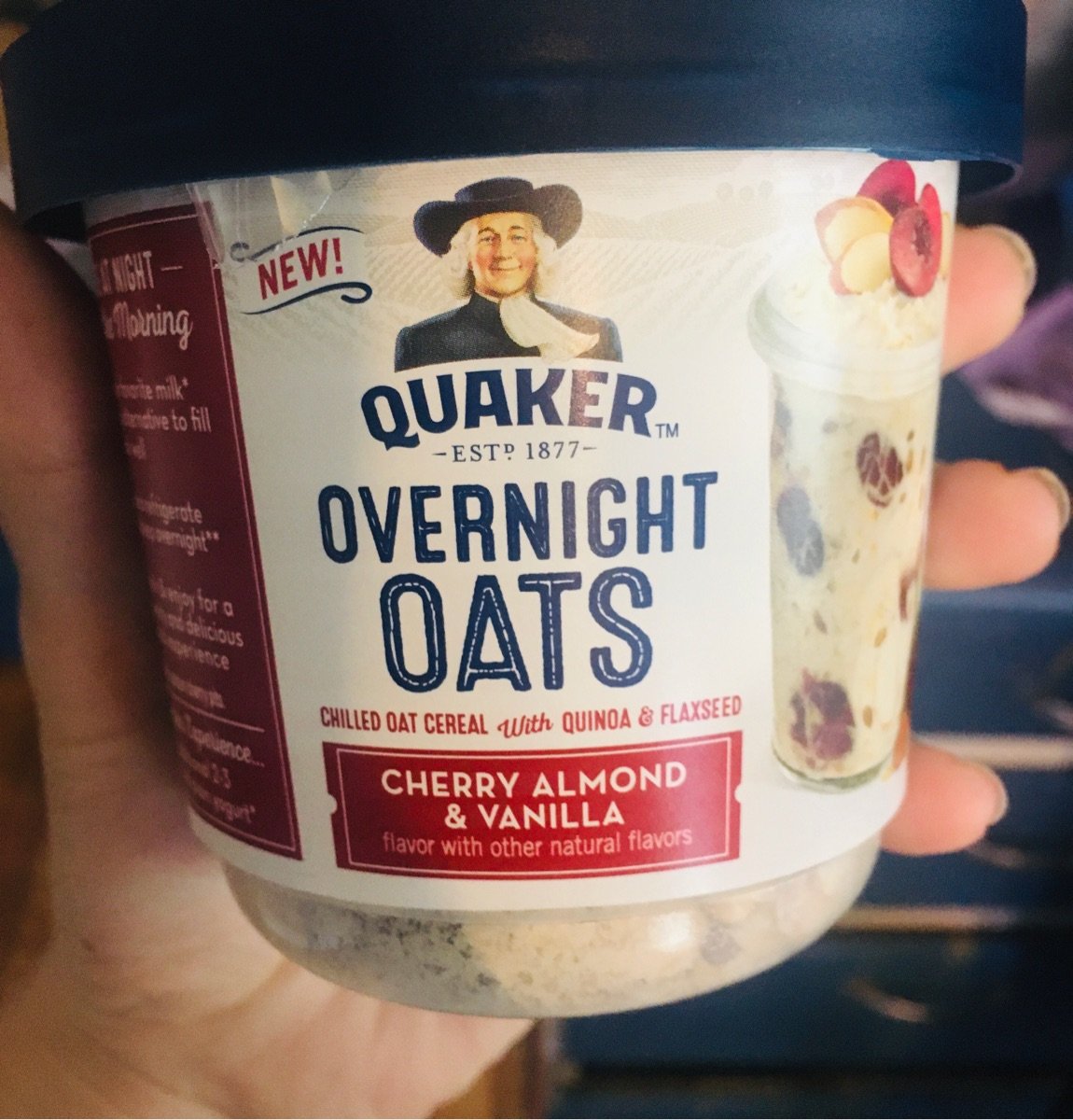 Quaker Overnight Oats Cherry Almond & Vanilla Reviews abillion