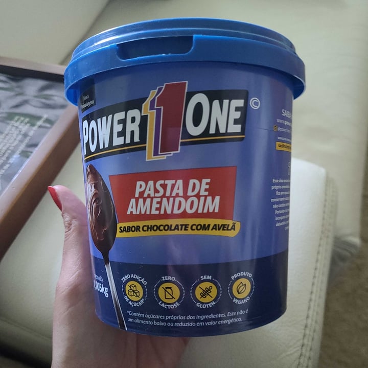 photo of Power One Pasta De Amendoim Chocolate Com Avelã shared by @byankamorais on  25 Apr 2022 - review