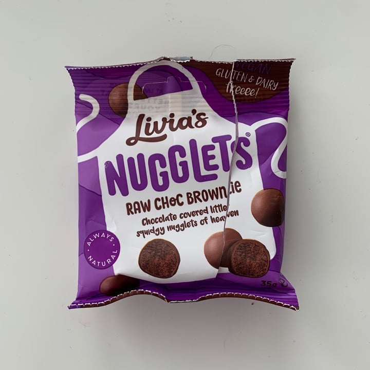 review photo of Livia's Raw choc brownie nugglets shared by @veganfaeriee on 29 Mar 2020 - review