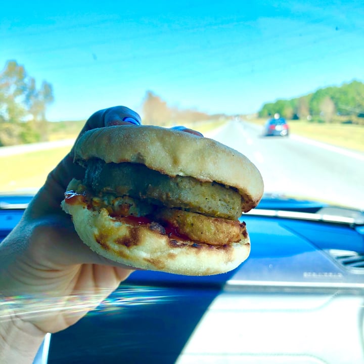 review photo of Dunkin' Donuts Beyond Sausage Breakfast Sandwich shared by @kaitlynax on 29 Apr 2020 - review