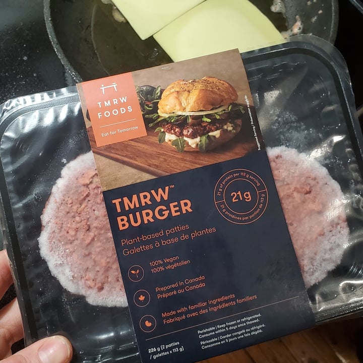 photo of TMRW Foods TMRW Burger shared by @courage-and-a-brick on  12 Mar 2022 - review