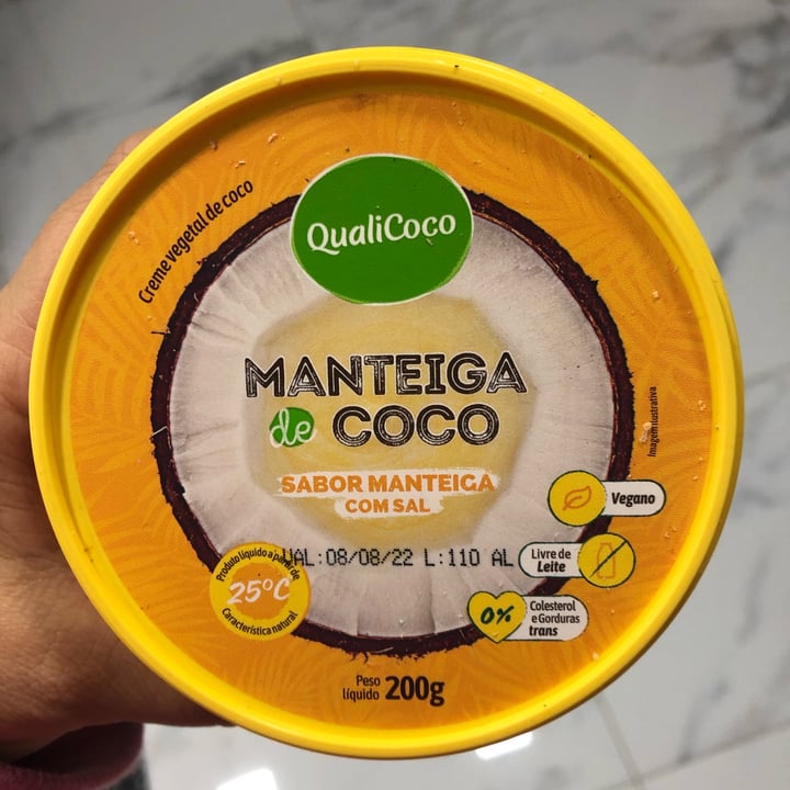 photo of Qualicoco Manteiga de coco com sal shared by @naturokaka on  20 Jun 2022 - review