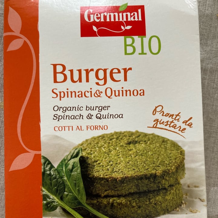 review photo of Germinal Bio Burger spinaci & Quinoa shared by @sere88 on 17 Apr 2022 - review