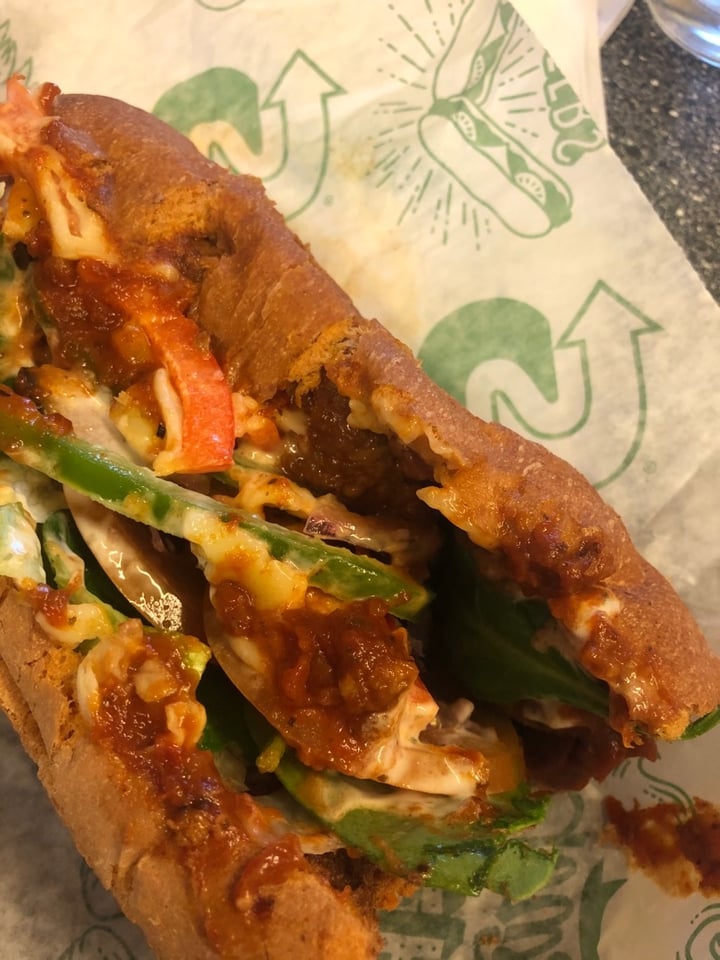 photo of Subway Meatless Meatball Marinara shared by @brionygoy on  10 Jan 2020 - review