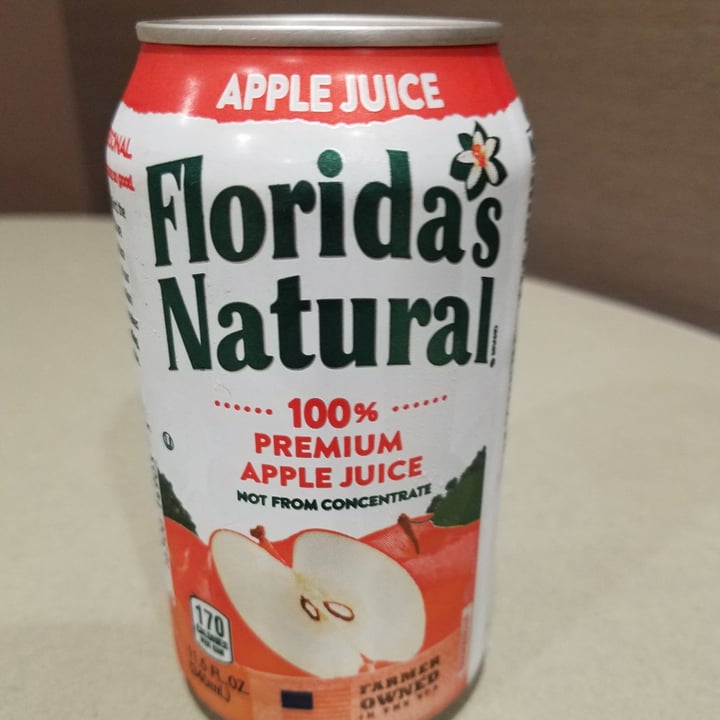 photo of Florida's Natural Apple Juice shared by @veganbylucianabene on  10 Jul 2022 - review
