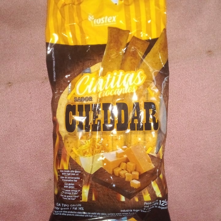 photo of Tostex Cintitas sabor cheddar shared by @maiavidela on  24 Nov 2021 - review
