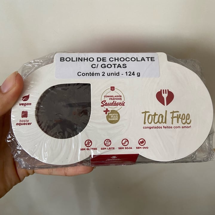 photo of total free Bolinho de chocolate com gotas de chocolate shared by @anajuliamacedo on  06 Aug 2022 - review