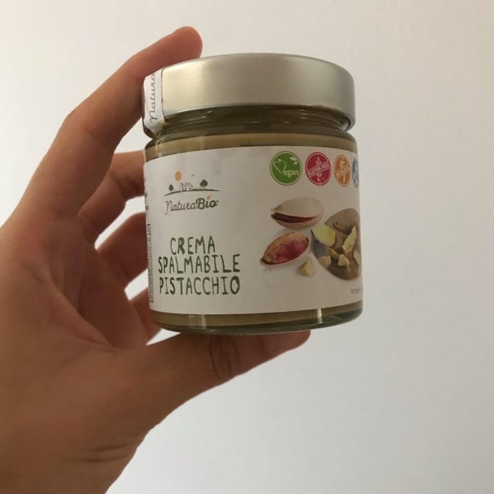 photo of NaturaBio Crema spalmabile pistacchio shared by @valentina- on  24 Jul 2022 - review