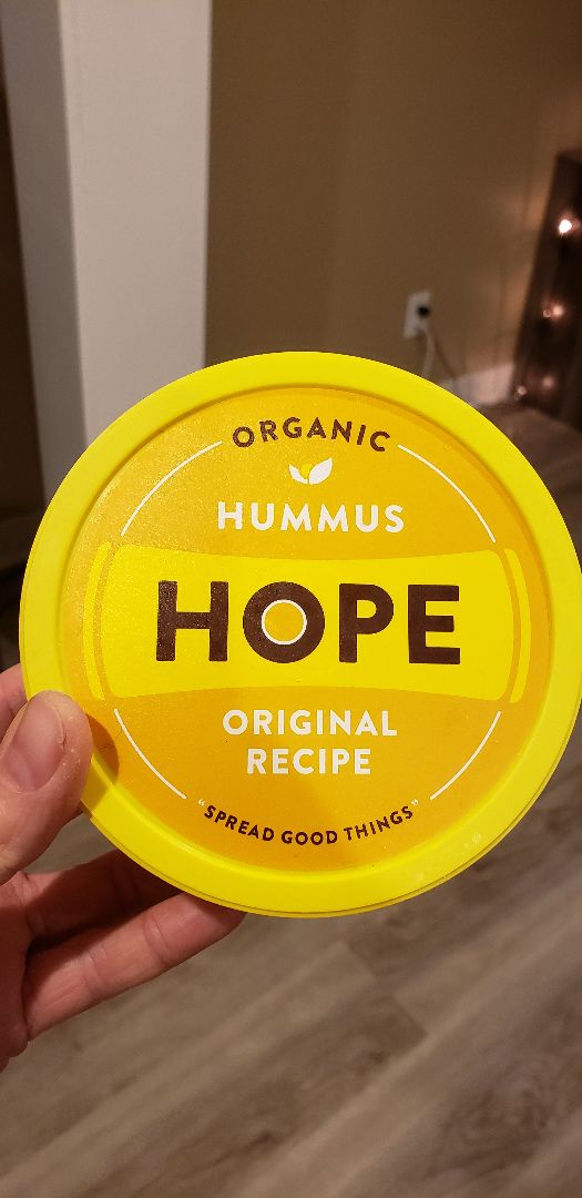 photo of HOPE Foods Original Hummus shared by @ambularfortheanimals on  25 Nov 2019 - review
