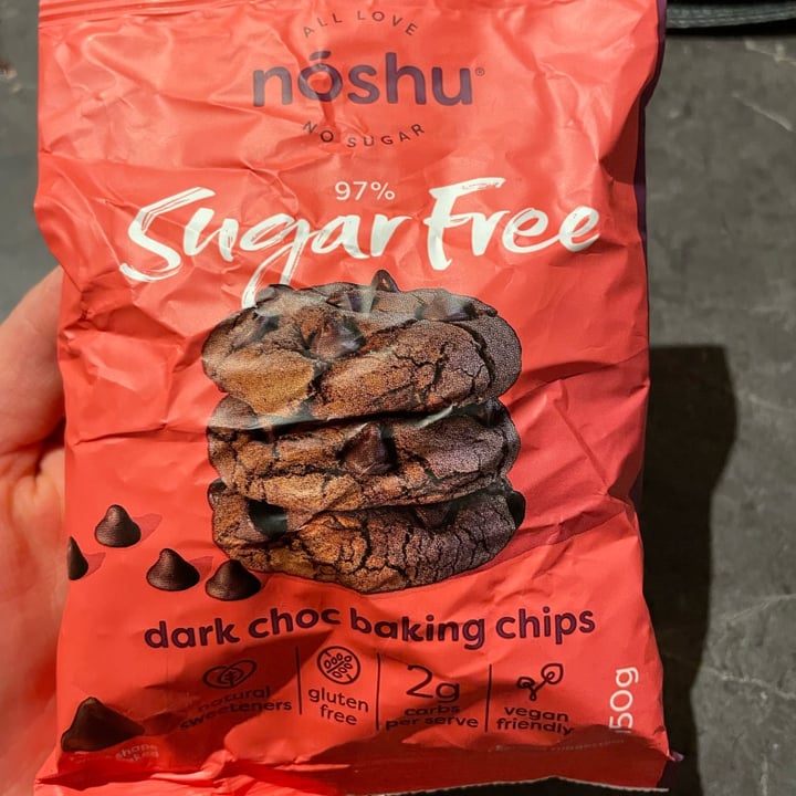 photo of Noshu Sugar Free Chocolate Chips shared by @plantbasedancer on  16 Nov 2021 - review