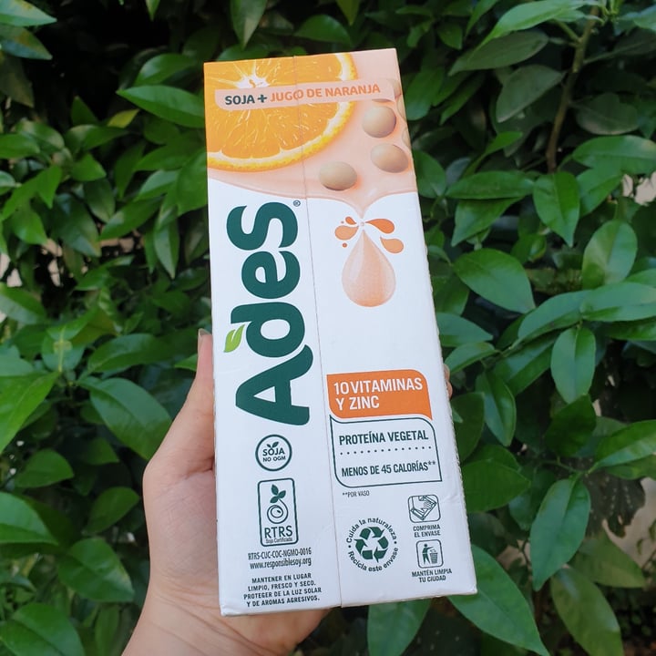 review photo of Ades Leche De Soja Sabor Naranja shared by @natkrywenki on 30 Sep 2021 - review