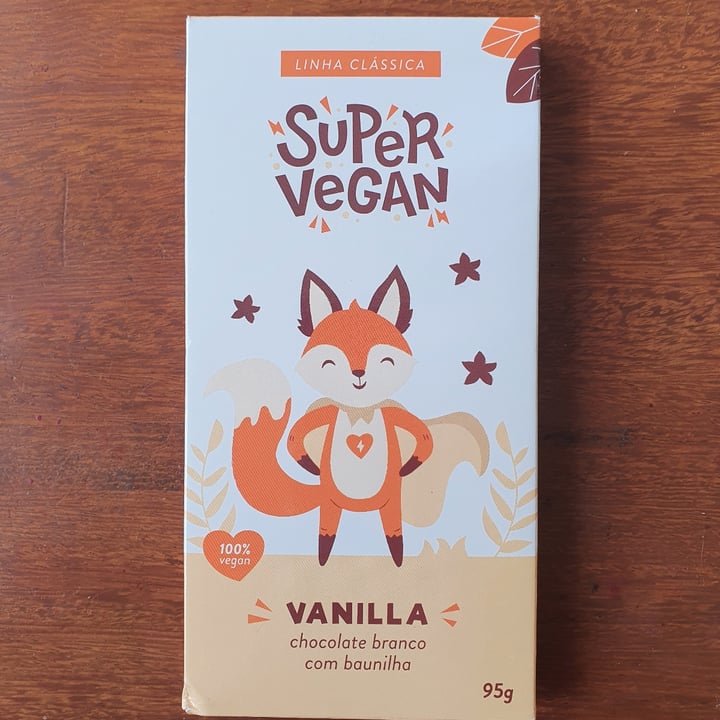 photo of Super Vegan Barra de Chocolate - Vanilla (95g) shared by @mafavaro on  27 Jun 2022 - review