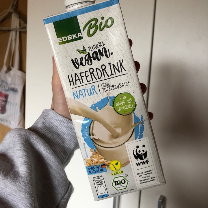 review photo of Edeka Bio Haferdrink natur shared by @fraanzi on 18 Aug 2021 - review