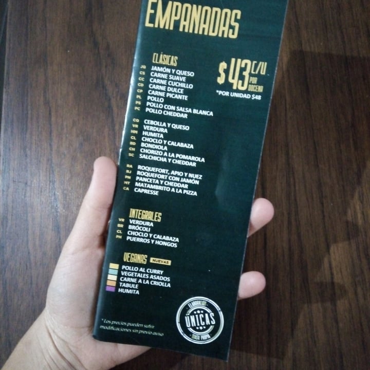 photo of Central pizzas y empanadas Empanada de Verduras Asadas shared by @camreggae on  19 Apr 2021 - review