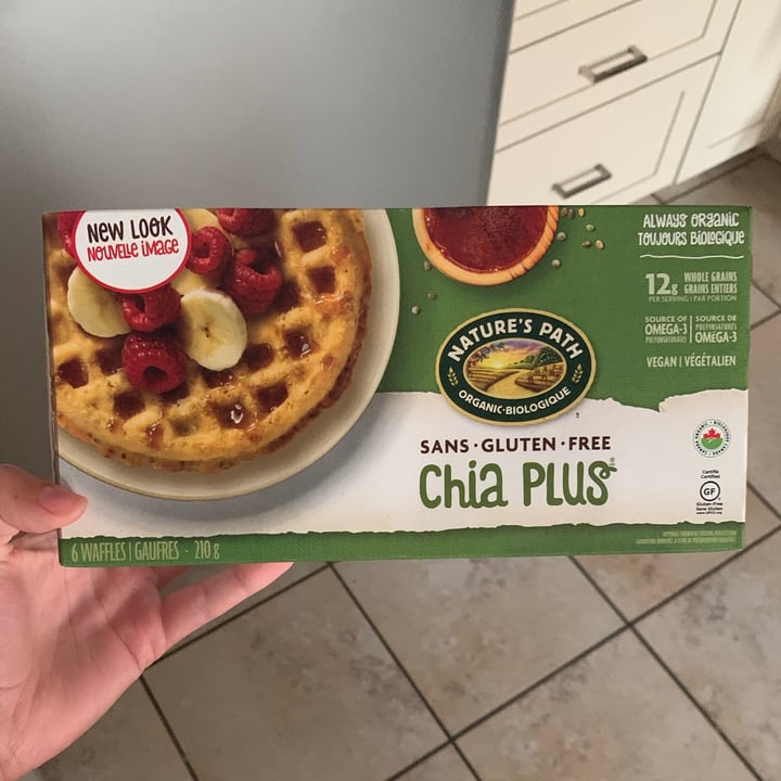 review photo of Nature's Path Foods Chia Plus Vegan Waffles shared by @ironicallyhamm on 09 Sep 2021 - review