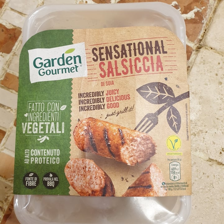 photo of Garden Gourmet Sensational Salsiccia shared by @catiaveg on  02 Jun 2021 - review