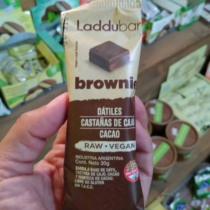 review photo of Laddubar Barra sabor Brownie shared by @mitiendaverdelimon on 18 Jan 2021 - review