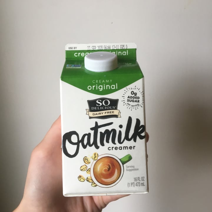 review photo of So Delicious Dairy Free Oatmilk Creamer Original shared by @sharewhatyagot on 14 Sep 2020 - review