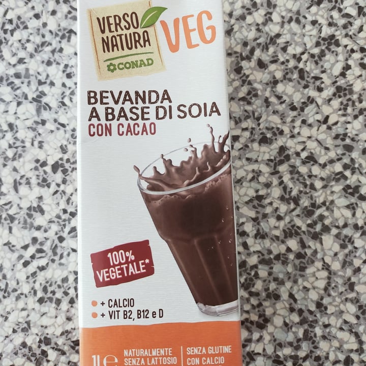 photo of Verso Natura Conad Veg Bevanda A Base di Soia Con Cacao shared by @falkenmayerkaren on  27 Mar 2021 - review