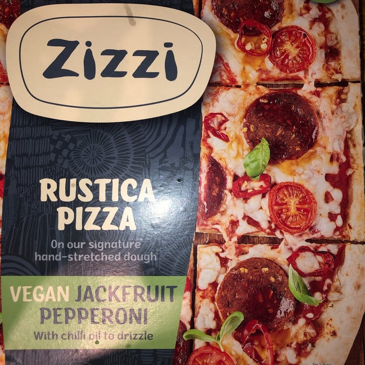 photo of Zizzi Jackfruit Pepperoni Rustic Pizza shared by @scottiee on  14 Oct 2022 - review