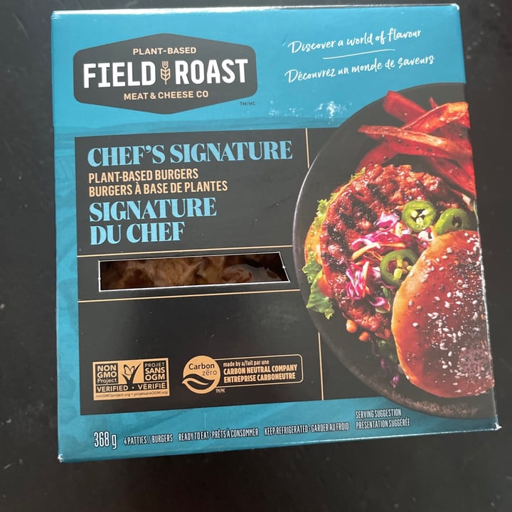 photo of Field Roast Chef's Signature Plant-Based Burgers shared by @megfan on  04 Jun 2022 - review