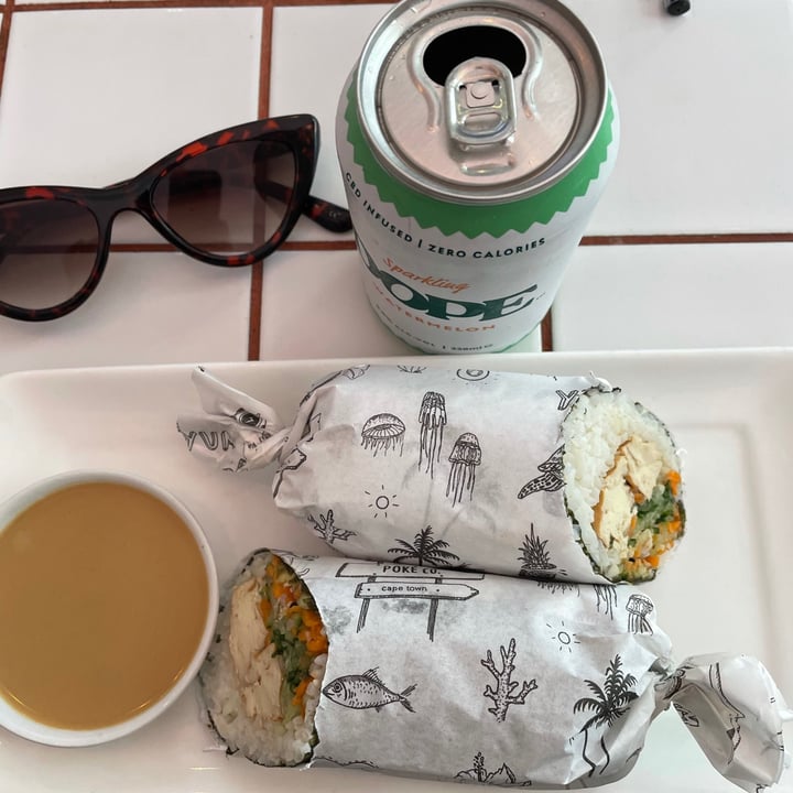 photo of The Poke Co - Claremont Tofu Burrito shared by @hungryheli on  02 Apr 2021 - review