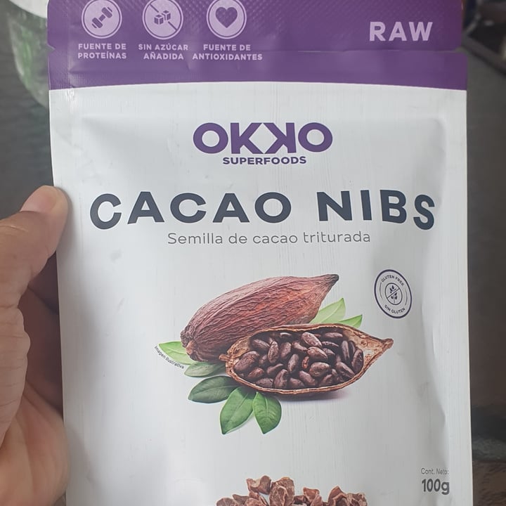 photo of Okko Super Foods Cacao nibs raw shared by @kahle on  12 Jan 2022 - review