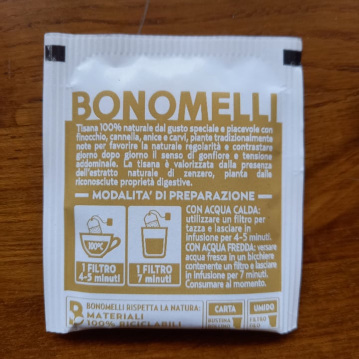 photo of Bonomelli Tisana ventre sgonfio con finocchio, anice, carvi ed estratto di zenzero shared by @martiardi on  17 Feb 2022 - review