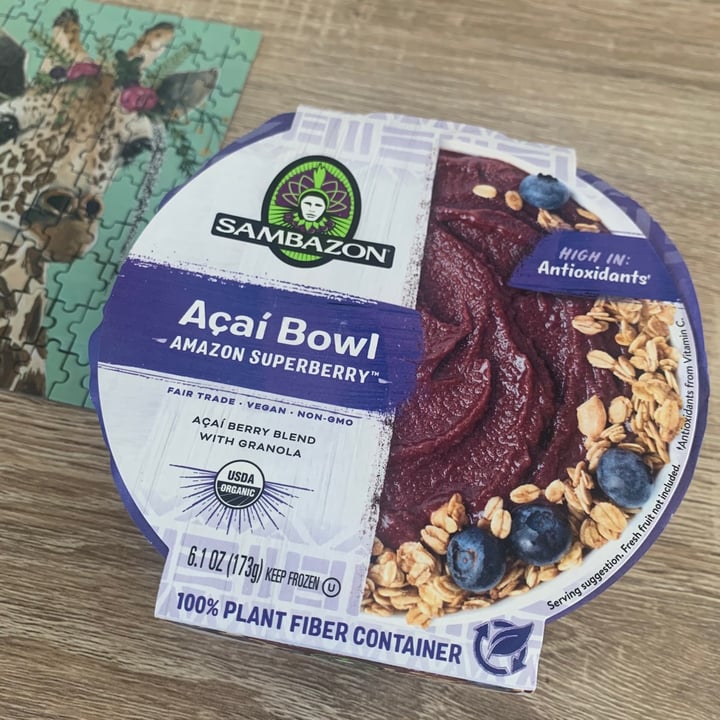 photo of Sambazon Amazon Superberry Açai Bowl shared by @hereforareason on  12 May 2021 - review