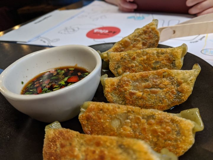 review photo of Wagamama Fried Yasai Gyoza shared by @papalovesvegan on 05 Jan 2020 - review