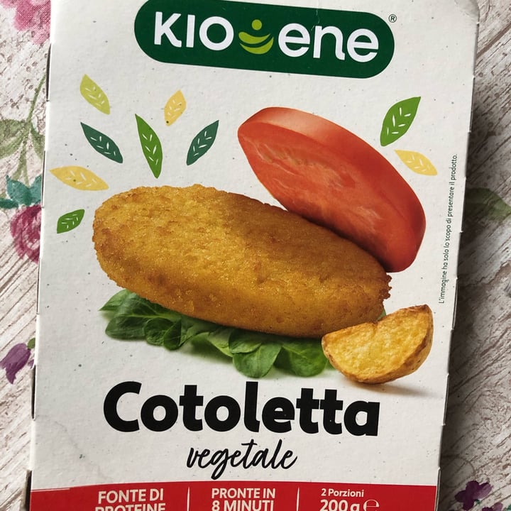 photo of Kioene Cotoletta vegetale shared by @francescasaltori on  18 Jun 2022 - review