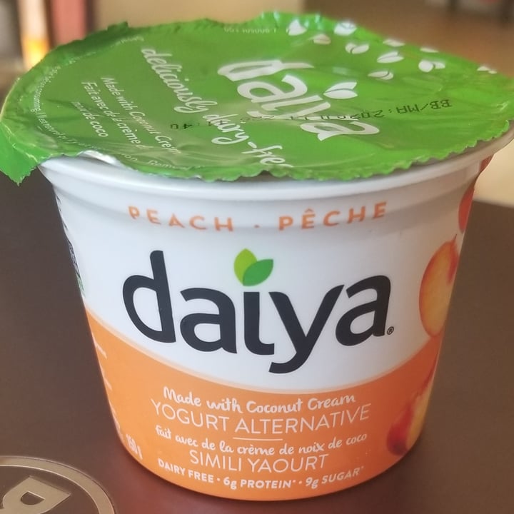 photo of Daiya Peach yogurt alternative shared by @handeela on  21 Jun 2020 - review