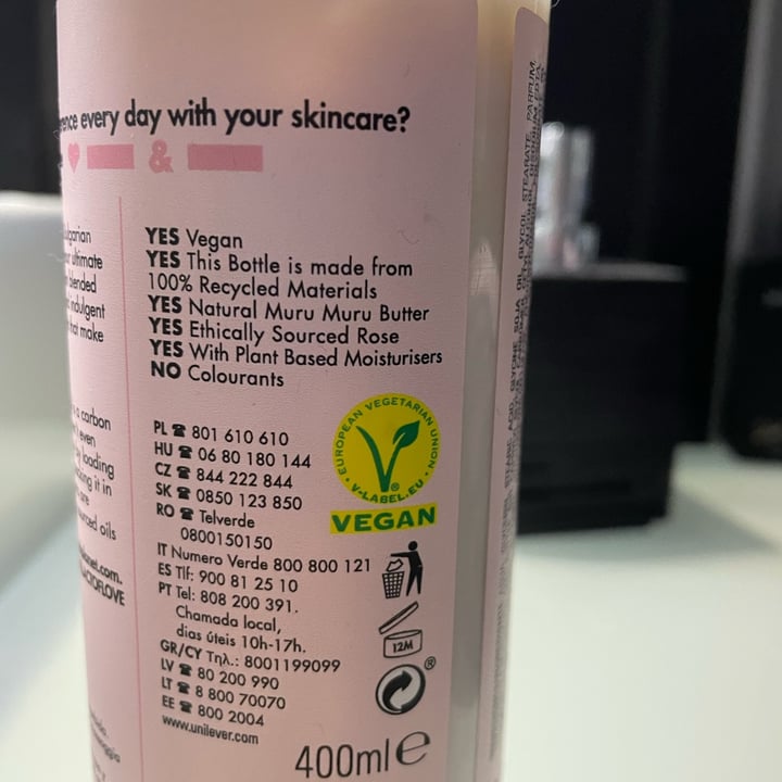 review photo of Love Beauty and Planet Murumuru Butter & Rose Body Lotion shared by @ceciromito on 15 Dec 2021 - review