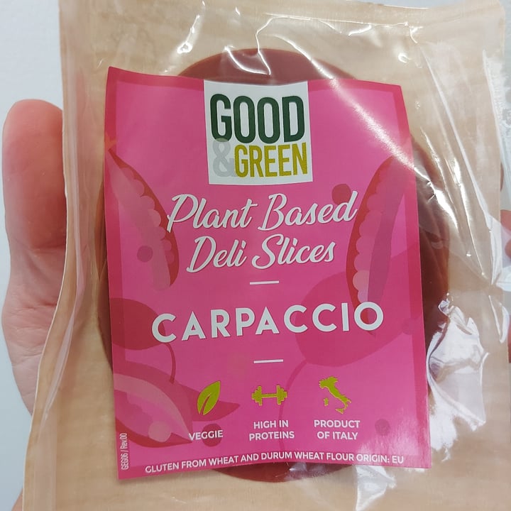 photo of Good & Green Plant Based Deli Slices Carpaccio shared by @francomariangela85 on  11 Aug 2021 - review