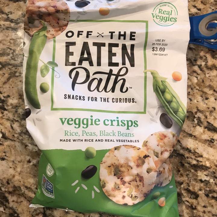 photo of Off The Eaten Path Veggie Crisps shared by @happycow on  27 Nov 2019 - review