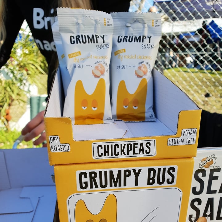 photo of Grumpy Snacks Salted Chickpeas shared by @veganfortheanimals on  05 Sep 2020 - review