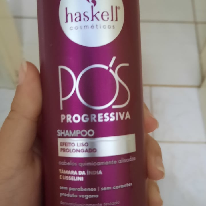 photo of Haskell shampoo Pós Progressiva shared by @valentinelins on  15 Oct 2022 - review