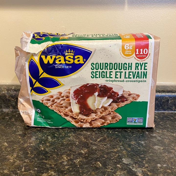 photo of Wasa Sourdough Crispbread shared by @meaghants on  17 Jun 2021 - review