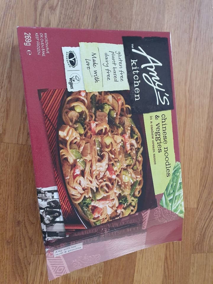 review photo of Amy’s Chinese Noodles & Veggies in a Cashew Cream Sauce shared by @stace on 05 Apr 2020 - review