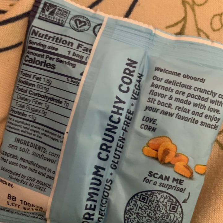 photo of Love, Corn sea salt (20g) shared by @yully on  21 Aug 2022 - review