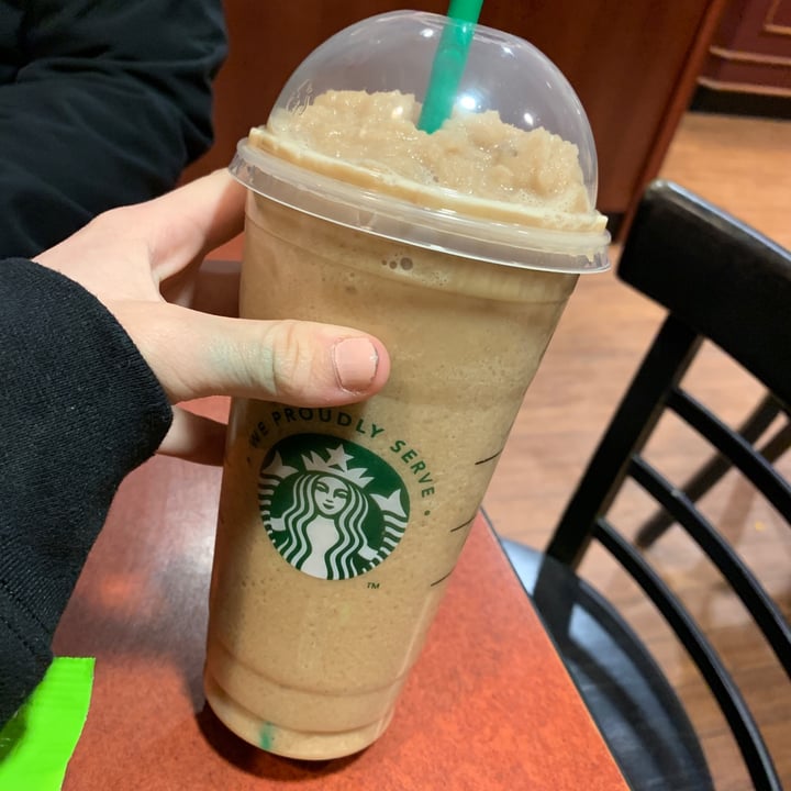 photo of Starbucks Coffee Frappuccino made with soy milk shared by @eliseamerman on  24 Apr 2020 - review