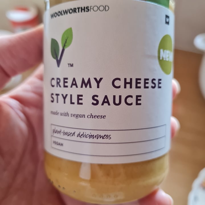 photo of Woolworths Creamy Cheese Style Sauce shared by @vegankitchensa on  03 Apr 2021 - review