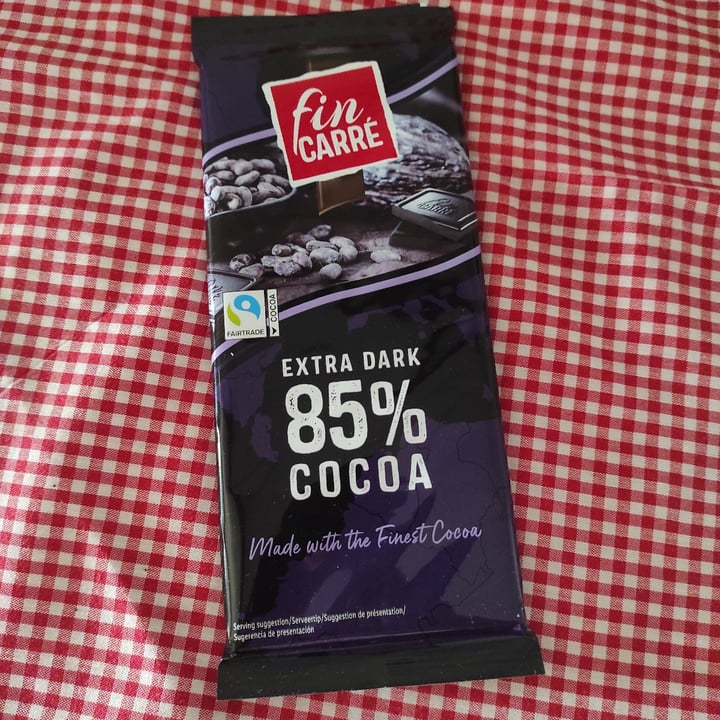 photo of Fin Carré Chocolate Negro 85% Cacao shared by @luzveganluz on  18 Jul 2022 - review