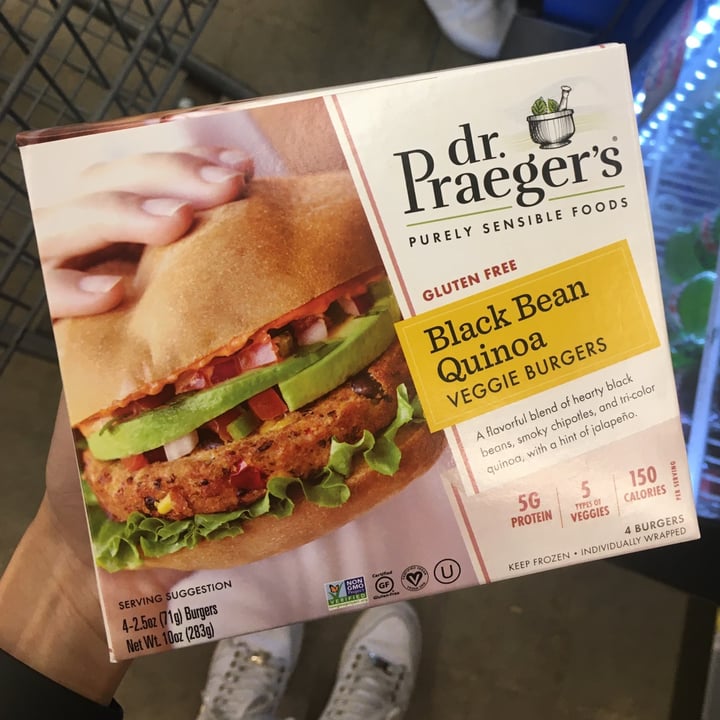 photo of Dr. Praeger's Black Bean Quinoa Veggie Burgers shared by @crazymoni5 on  09 Jan 2021 - review