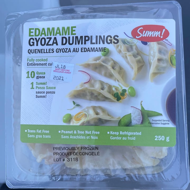 Summ! Edamame Goyza Dumplings Review abillion
