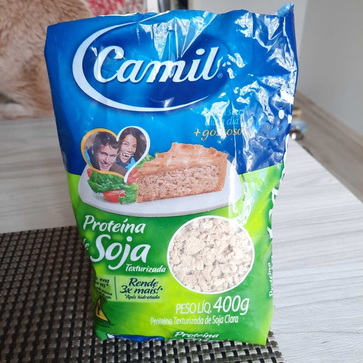 photo of Camil Proteína de soja texturizada - PTS - clara shared by @vanessaamorim on  31 Jul 2021 - review